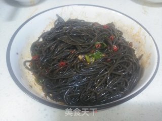 凉拌蕨根粉的做法步骤：7