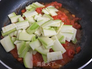 番茄炒夏瓜的做法步骤：6
