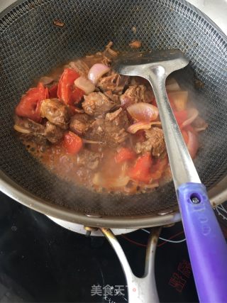 “肉食、荤菜”洋葱番茄炒牛肉的做法步骤：10