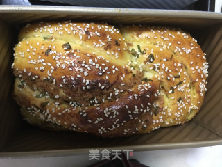 冷藏中种肉松香葱吐司的做法步骤：13