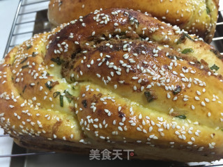 冷藏中种肉松香葱吐司的做法步骤：14