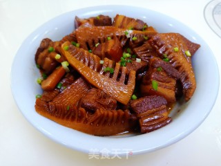 冬笋焖肉的做法步骤：9