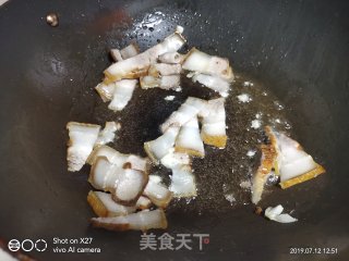 五花肉炒芸豆的做法步骤：4