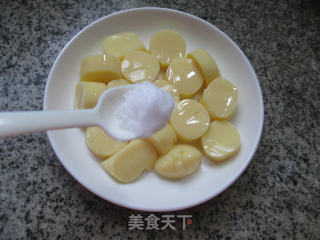 虾球樱玉豆腐的做法步骤：8