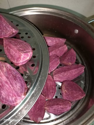紫薯球的做法步骤：1