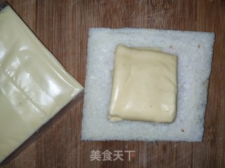 爆浆三明治的做法步骤：3