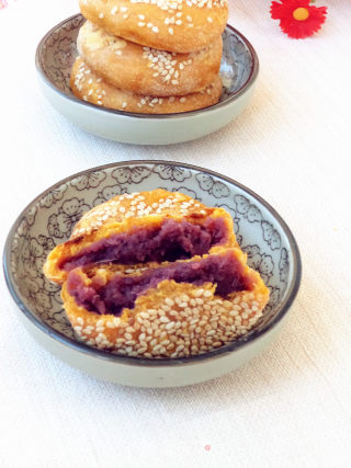 南瓜双薯麻饼的做法步骤：13