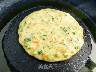 苦瓜鸡蛋饼的做法步骤：7