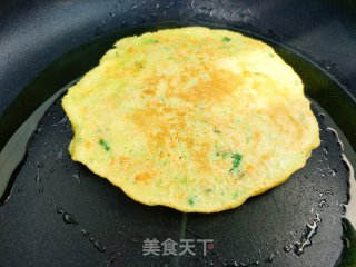 苦瓜鸡蛋饼的做法步骤：8