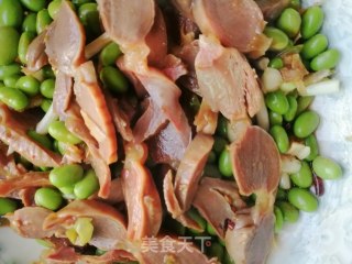 毛豆拌鸡胗的做法步骤：6