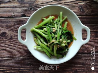清炒菜心的做法步骤：7