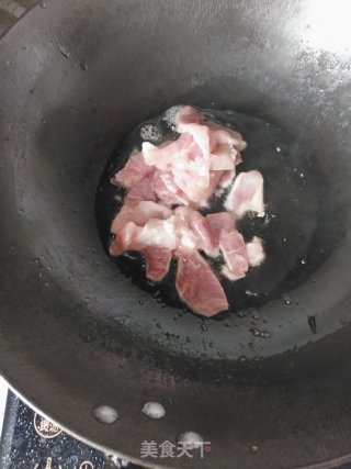 “肉食、荤菜”蒜蓉豇豆肉片的做法步骤：7