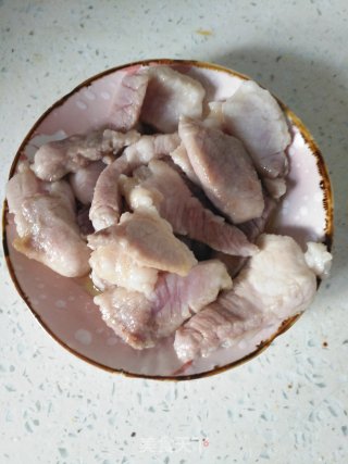 “肉食、荤菜”蒜蓉豇豆肉片的做法步骤：8
