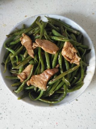 “肉食、荤菜”蒜蓉豇豆肉片的做法步骤：12