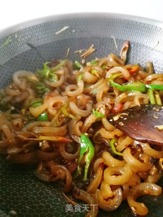小炒肉皮的做法步骤：8