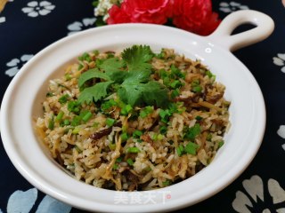 牛肉仔姜炒饭的做法步骤：8