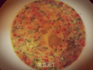 私房五彩小炒蛋的做法步骤：2