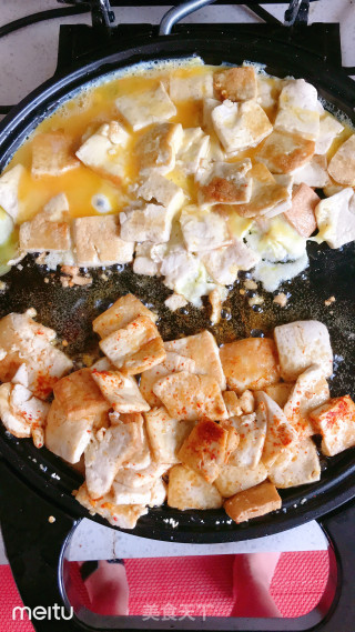 ‘铁板’豆腐 双口味的做法步骤：4