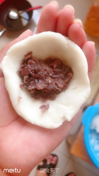 豆沙糯米糍的做法步骤：5