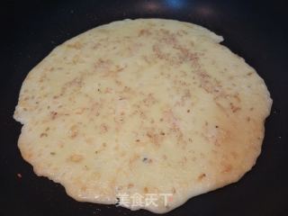 虾皮鸡蛋摊饼的做法步骤：6