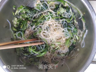 菠菜拌粉丝的做法步骤：6