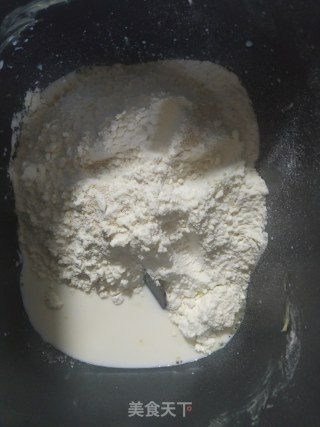 香葱肉松吐司的做法步骤：1