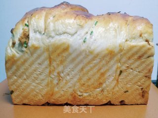香葱肉松吐司的做法步骤：10