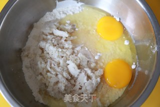 鸡蛋山药拼的做法步骤：1