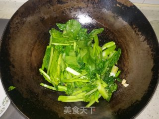 蒜香菜心的做法步骤：3
