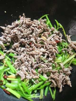 小炒肉丝的做法步骤：12