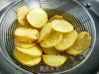 香辣土豆片的做法步骤：10