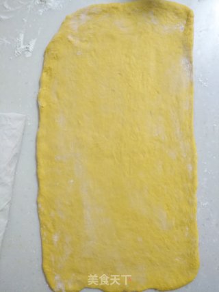 南瓜大理石纹吐司的做法步骤：4