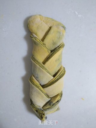 南瓜大理石纹吐司的做法步骤：9
