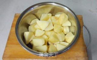 街头小吃孜然土豆（锅巴洋芋）的做法步骤：3
