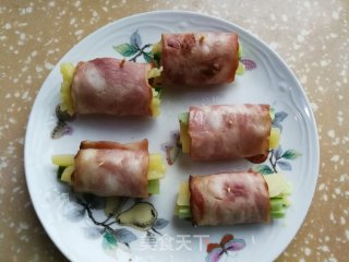 培根土豆卷的做法步骤：6
