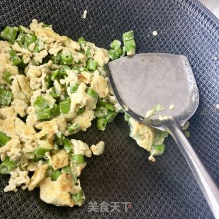 菜豆炒蛋的做法步骤：16