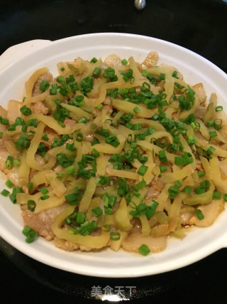 五花肉蒸榨菜的做法步骤：6