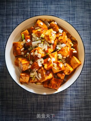麻婆豆腐（简易版）的做法步骤：6