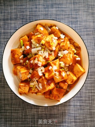 麻婆豆腐（简易版）的做法步骤：8
