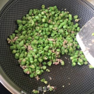 芽菜肉末炒菜豆的做法步骤：5