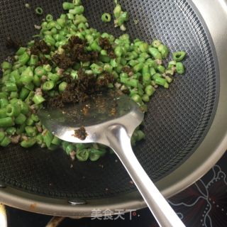 芽菜肉末炒菜豆的做法步骤：7
