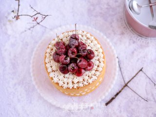 车厘子裸蛋糕的做法步骤：15