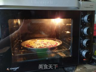 虾仁披萨的做法步骤：12