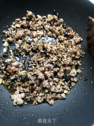 橄榄肉末炒豆角的做法步骤：6