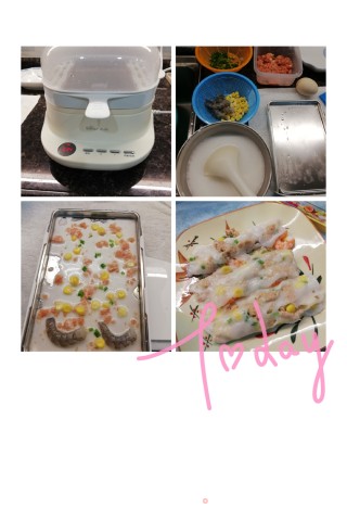 鲜虾玉米猪肉肠的做法步骤：5