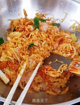 猪肉酸菜炖粉条的做法步骤：4