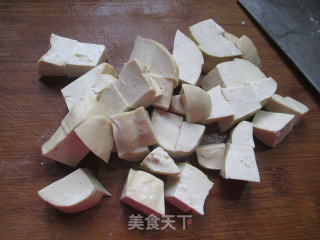 青椒炒鲜素鸡的做法步骤：2
