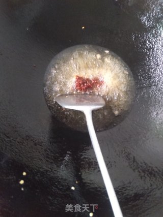 彩椒爆黄喉的做法步骤：5