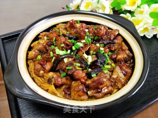 排骨炖腐竹的做法步骤：18