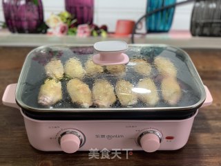 椒盐鸡翅中的做法步骤：6